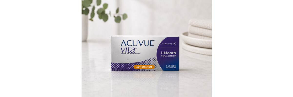 ACUVUE VITA® for Astigmatism – stabile Sicht mit torischen Monatslinsen - ACUVUE VITA® for Astigmatism – torische Monatslinse im Überblick | Ratgeber vom Optiker