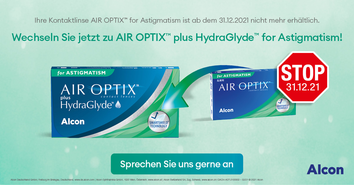 Air Optix plus HydraGlyde for ASTIGMATISM