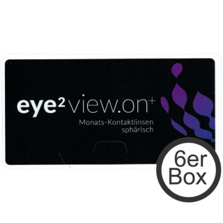 eye² VIEW.ON+ sphärisch 6er Box Monatslinsen