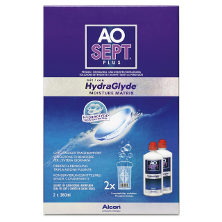AOSEPT PLUS HydraGlyde 2x360 ml Vorratspack (Alcon)