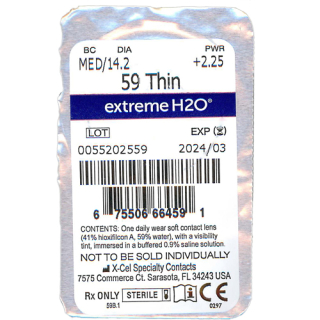 Extreme H2O 59% Thin 1er Box Probelinse
