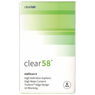 clear 58 6er Box Monatslinsen (ClearLab)
