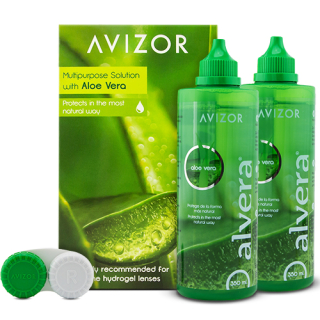 Avizor Alvera Premiumpflege mit Aloe Vera 2x350 ml Doppelpack