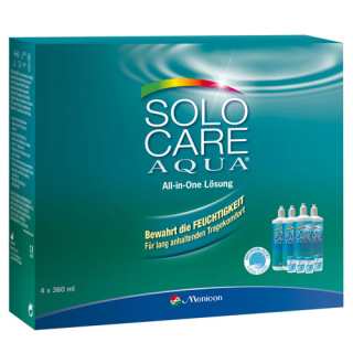 SoloCare Aqua 4x360 ml Systempack (Menicon)