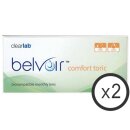 Belvoir comfort toric 2x3er Box Monatslinsen (ClearLab)