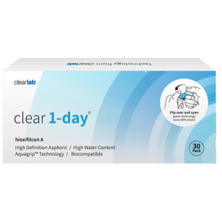 clear1-day&reg; Spheric 30er Box Tageslinsen