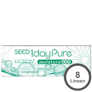 SEED 1day Pure moisture for Astigmatism 8er Box (Wöhlk)