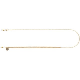 Komono Brillenkette Lacy Gold