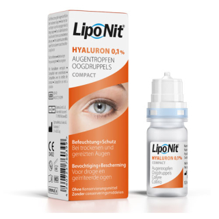 Lipo Nit® Hyaluron 0,1% Augentropfen compact 10 ml (Optima)