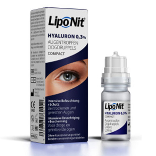 Lipo Nit® Hyaluron 0,3% GEL-Augentropfen compact 10 ml (Optima)