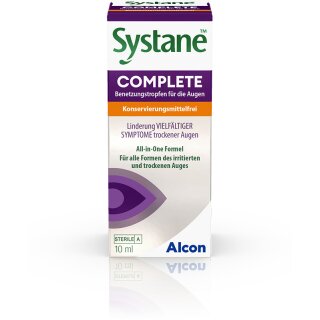 Systane COMPLETE ohne Konservierungsmittel 10 ml  (Alcon)