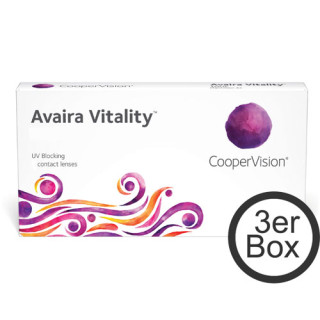 Avaira Vitality 3er Box Monatslinsen (Cooper Vision) -0,25