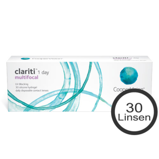Clariti 1day multifocal 30er Box (CooperVision) HIGH +1,00