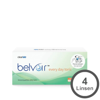 belvoir every day toric 4er Box Probelinsen (ClearLab)