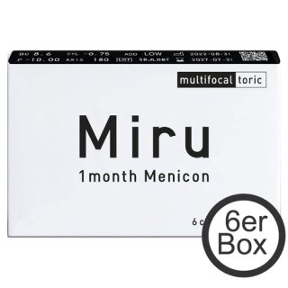 Miru 1month multifocal toric 6er Box (Menicon)