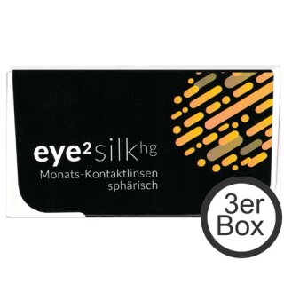 eye2 silk HG sphärisch 3er Box Monats-Kontaktlinsen