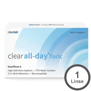 clear all-day toric 1er Box Probelinse (ClearLab)