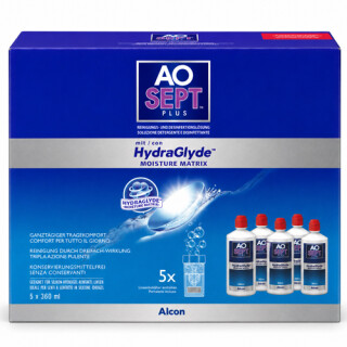 AOSEPT PLUS HydraGlyde 5x360 ml (Alcon)