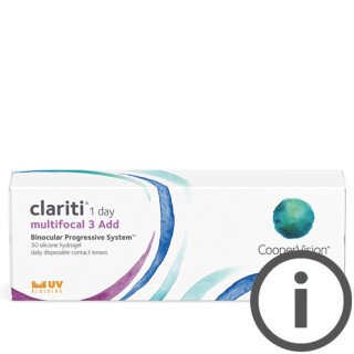 Clariti 1day multifocal 3 Add 5er Box Probelinsen (CooperVision)