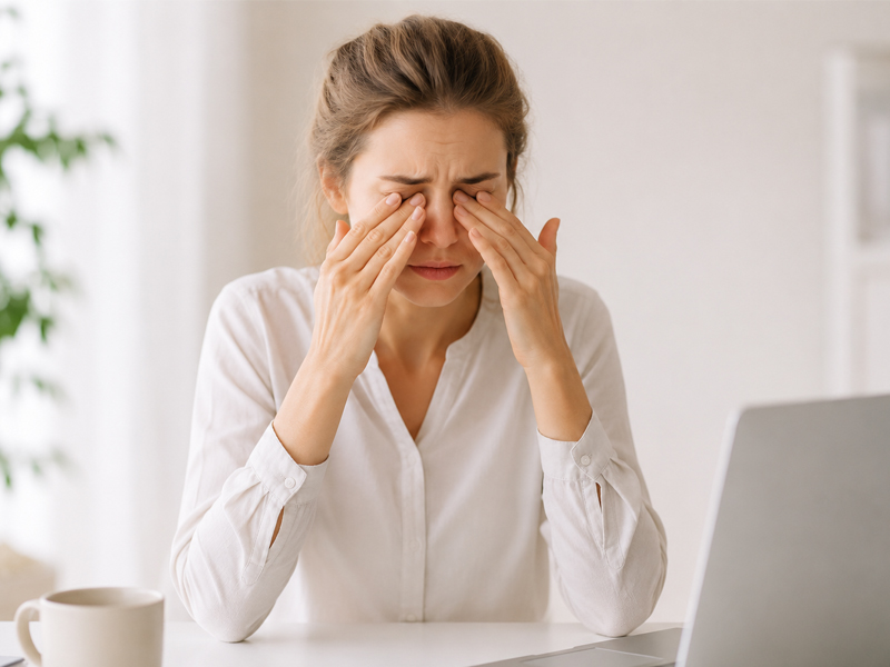 Kontaktlinsen bei trockenen Augen